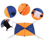 68351 Folding Awning Canoe Rubber Inflatable Boat Parasol Tent for 4 Person,Boat is not Included, 68351