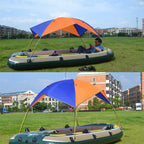 68351 Folding Awning Canoe Rubber Inflatable Boat Parasol Tent for 4 Person,Boat is not Included, 68351