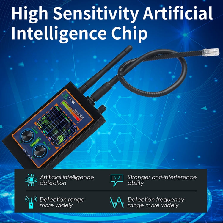P7000 Radio Wave Detector with LED Display, US Plug, P7000, US Plug, P7000, EU Plug