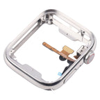 For Apple Watch Series 7 / 8 / 9 45mm LTE Stainless Steel Middle Frame Bezel Plate with Crown Spin Axis Flex Cable, For Apple Watch Series 7 / 8 / 9 45mm LTE(Stainless Steel)