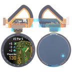 For Garmin Approach S70 46mm Original LCD Screen with Digitizer Full Assembly, For Garmin Approach S70 47mm(Original)