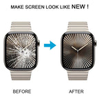 For Apple Watch Series 10 46mm Front Screen Outer Glass Lens with OCA, For Apple Watch Series 10 46mm