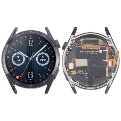 For Huawei Watch GT 3 46mm JPT-B29 Single Cable LCD Screen Digitizer Full Assembly with Frame, For Huawei Watch GT 3 46mm(Single Cable)