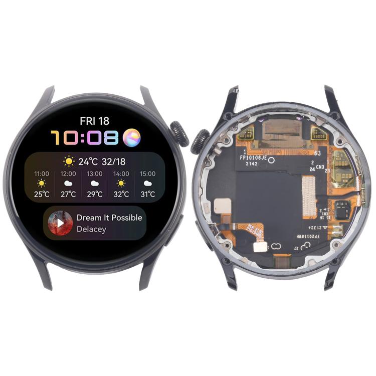 For Huawei Watch 3 GLL-AL00 LCD Screen Digitizer Full Assembly with Frame, For Huawei Watch 3