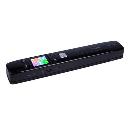 iScan02 Double Roller Mobile Document Portable Handheld Scanner with LED Display,  Support 1050DPI  / 600DPI  / 300DPI  / PDF / JPG / TF, iScan02 Black, iScan02 White