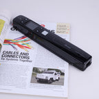 iScan02 WiFi Double Roller Mobile Document Portable Handheld Scanner with LED Display,  Support 1050DPI  / 600DPI  / 300DPI  / PDF / JPG / TF, WiFi iScan02 Black, WiFi iScan02 White
