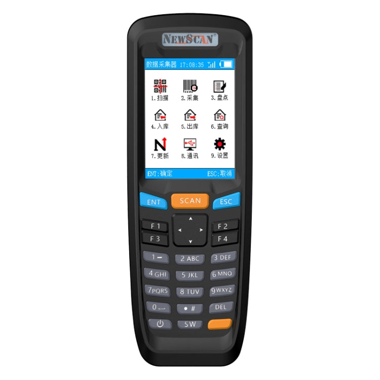 NEWSCAN NS6606H One-dimensional Red Light Wireless Barcode Scanner Collector, NS6606H