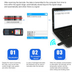NEWSCAN NS8103H One-dimensional Red Light High Speed Wireless Barcode Scanner Collector, NS8103H