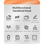 E710 Chip Long Range RFID UHF Portable Handheld Bluetooth Reader, Style: Enhanced + 2D Head, Enhanced + 2D Head, EU Plug, Enhanced + 2D Head, US Plug, Enhanced + 2D Head, UK Plug