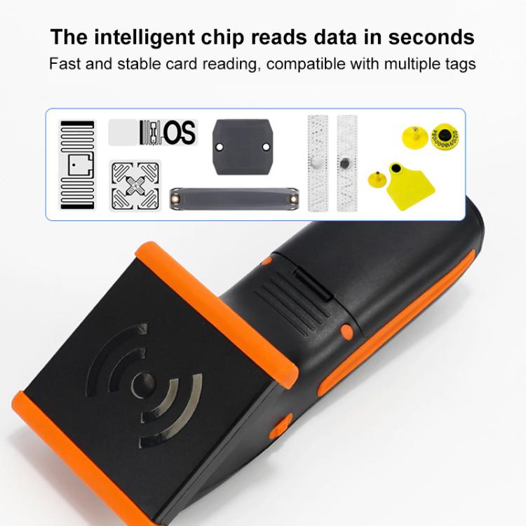 UHF 915M Inventory Terminal RF Tag Handheld RFID Bluetooth Reader, Reading Distance: 0-6m, 0-6m