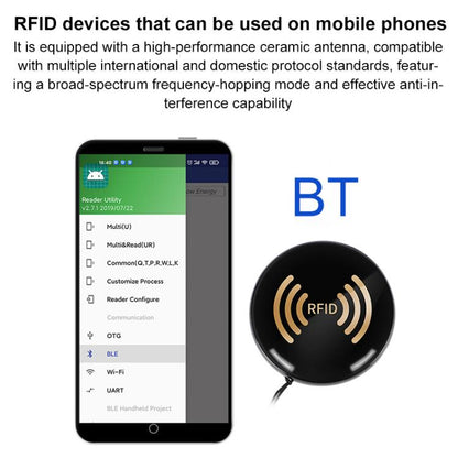 UHF RFID Handheld Portable Tag Bluetooth Reader, UHF RFID Bluetooth Reader