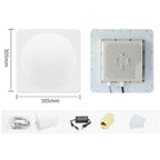 UHF RFID Long Range 9dBi Integrated Reader with E710 Chip, Style: Add Power Over Ethernet, Add Power Over Ethernet