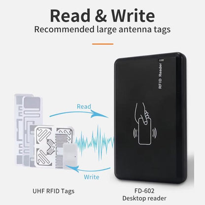 UHF RFID Desktop Reader / Writer Dual-Mode Output Electronic Tag Writer, UHF RFID Desktop Reader