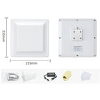 UHF Electronic Tag Identification RFID Reader / Writer 7dbi Antenna Integrated Reader, Style: RS232 Port, RS232 Port