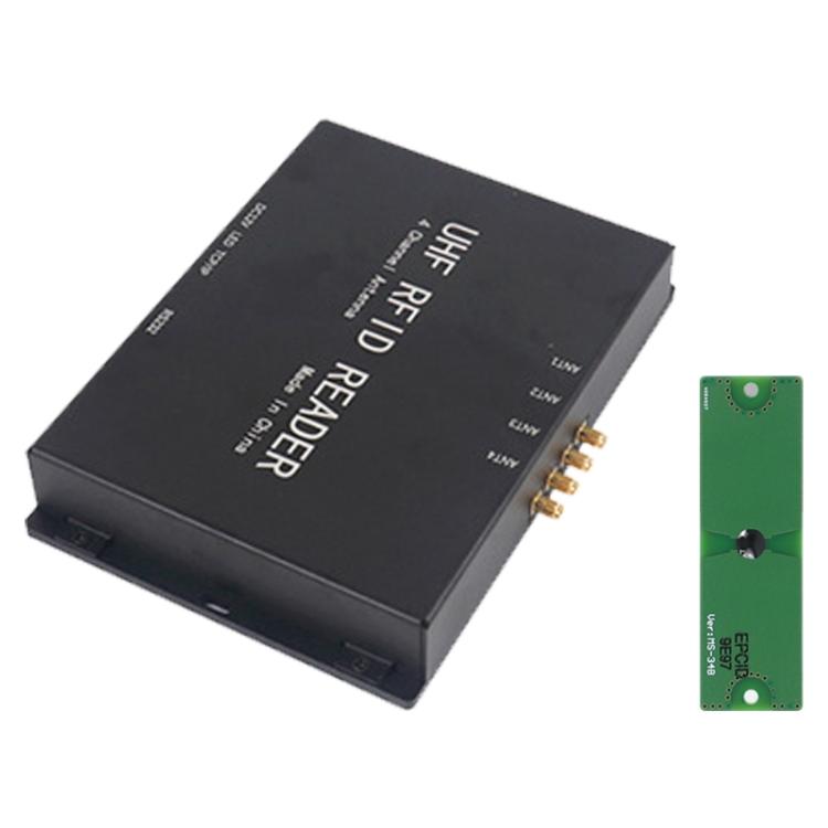 4-Channel UHF RFID Reader Writer, MODBUS Passive Temperature Sensor Reader for Electric Power Monitoring, RFID Reader