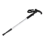 132cm Telescopic Outdoor Three-section Trekking Pole, Red#132cm, Blue#132cm, Silver#132cm, Black#132cm