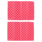 2 PCS Portable Folding Cellular Massage Cushion Outdoors Damp Proof Picnic Seat Mats EVA Pad, 2 PCS (Red), 2 PCS (Dark green), 2 PCS (Grass green), 2 PCS (Orange), 2 PCS (Blue), 2 PCS (Purple)