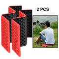 2 PCS Portable Folding Cellular Massage Cushion Outdoors Damp Proof Picnic Seat Mats EVA Pad, 2 PCS (Red), 2 PCS (Dark green), 2 PCS (Grass green), 2 PCS (Orange), 2 PCS (Blue), 2 PCS (Purple)