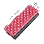 2 PCS Portable Folding Cellular Massage Cushion Outdoors Damp Proof Picnic Seat Mats EVA Pad, 2 PCS (Red), 2 PCS (Dark green), 2 PCS (Grass green), 2 PCS (Orange), 2 PCS (Blue), 2 PCS (Purple)