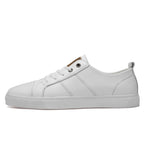 Microfiber Leather Upper Simple Solid Color Casual Shoes for Men, 38, 39, 40, 41, 42, 43