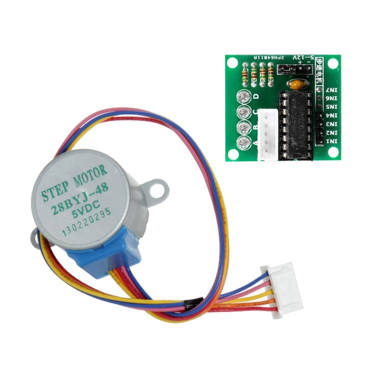 LDTR-WG0246 28YBJ-48 DC 5V 4 Phase 5 Wire Stepper Motor with ULN2003 Driver Board