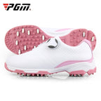 PGM Golf Microfiber Non-slip Waterproof Breathable Sports Rotating Shoelace Sneakers (Color:White Size:39), 35, 36, 37, 38, 39