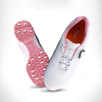 PGM Golf Microfiber Non-slip Waterproof Breathable Sports Rotating Shoelace Sneakers (Color:White Size:39), 35, 36, 37, 38, 39