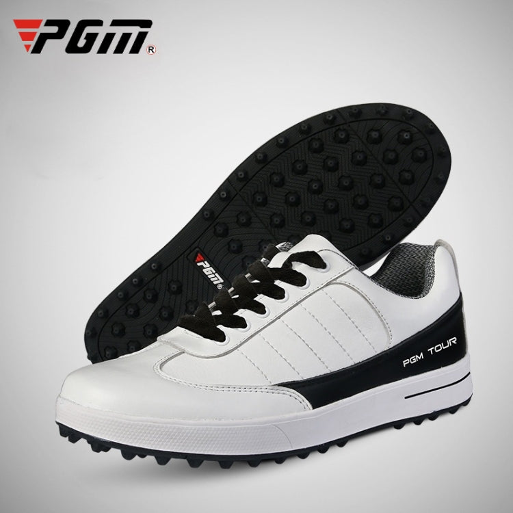 PGM Golf Soft Super Waterproof Breathable Casual Leather Shoes Sneakers for Men(Color:Brown Size:46), 39, 40, 41, 42, 43, 44, 45, 46
