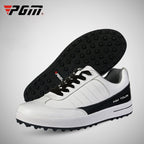 PGM Golf Soft Super Waterproof Breathable Casual Leather Shoes Sneakers for Men(Color:Brown Size:46), 39, 40, 41, 42, 43, 44, 45, 46