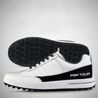 PGM Golf Soft Super Waterproof Breathable Casual Leather Shoes Sneakers for Men(Color:Brown Size:46), 39, 40, 41, 42, 43, 44, 45, 46