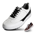 PGM Golf Soft Super Waterproof Breathable Casual Leather Shoes Sneakers for Men(Color:Brown Size:46), 39, 40, 41, 42, 43, 44, 45, 46