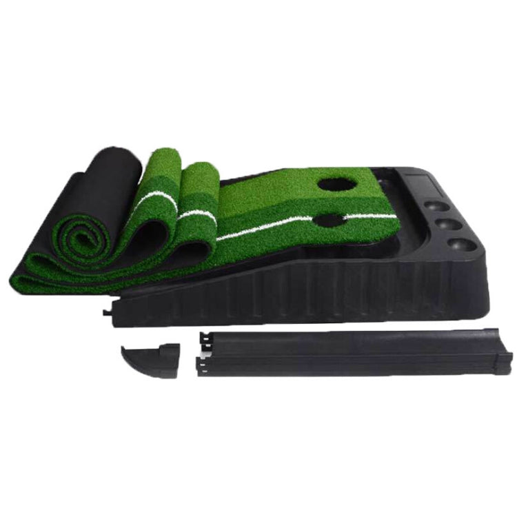 PGM 2.5m Golf Indoor Swing Grip Putting Trainer Practice Pace with Automatic Return Fairways, 2.5m