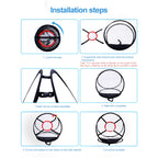 PGM Golf Cutting Rod Folding Practice Net, Peripheral Size: 54x65cm, LXW005