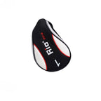 PGM Golf Wood Ball Head Cover Pusher Set,  Black Red Wood Rod, GT002 Black Red