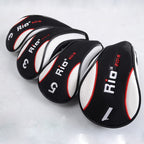 PGM Golf Wood Ball Head Cover Pusher Set,  Black Red Wood Rod, GT002 Black Red