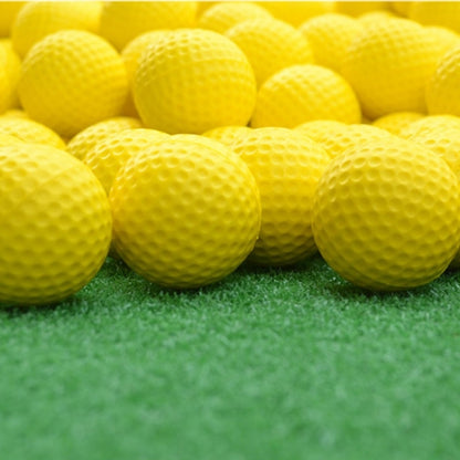 PGM 10 PCS Indoor Golf Rubber Ball, 10PCS Rubber Ball Yellow