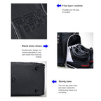 PGM Golf Portable Large Capacity Genuine Leather Ball Bag Clothing Bag for Men, Built-in Shoe Bag, YWB021