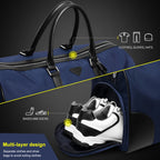 PGM Portable Large Capacity Clothing Bag Nylon Ball Bag for Men, YWB005 Black, YWB005 Blue