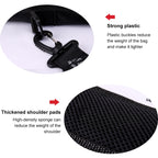 PGM Golf Foldable Portable Nylon Ball Bag(Black Silver), PGM Black Silver, PGM Black Red