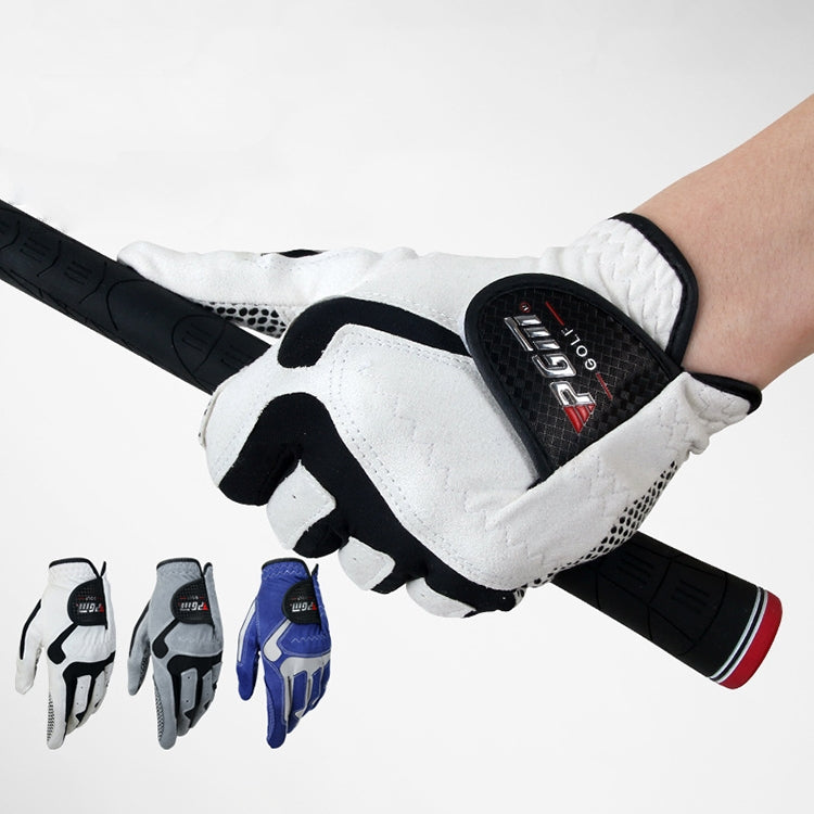 PGM Golf Left Hand Microfiber Cloth Anti-Slip Single Gloves for Men, 22, 23, 24, 25, 26