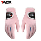 PGM One Pair Golf Microfiber Cloth Soft Comfortable Gloves for Children, 14, 15, 16, 17