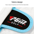 PGM One Pair Golf Microfiber Cloth Soft Comfortable Gloves for Children, 14, 15, 16, 17