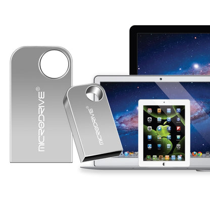 MicroDrive 16GB USB 2.0 Mini Semi-circular Metal U Disk, 16GB