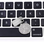 MicroDrive 64GB USB 2.0 Mini Semi-circular Metal U Disk, 64GB
