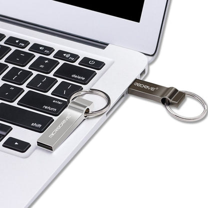 MicroDrive 128GB USB 2.0 Metal Keychain U Disk, 128GB