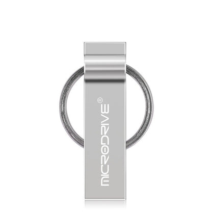 MicroDrive 128GB USB 2.0 Metal Keychain U Disk, 128GB