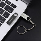 MicroDrive 16GB USB 2.0 Metal Waterproof High Speed U Disk(Grey), 16GB