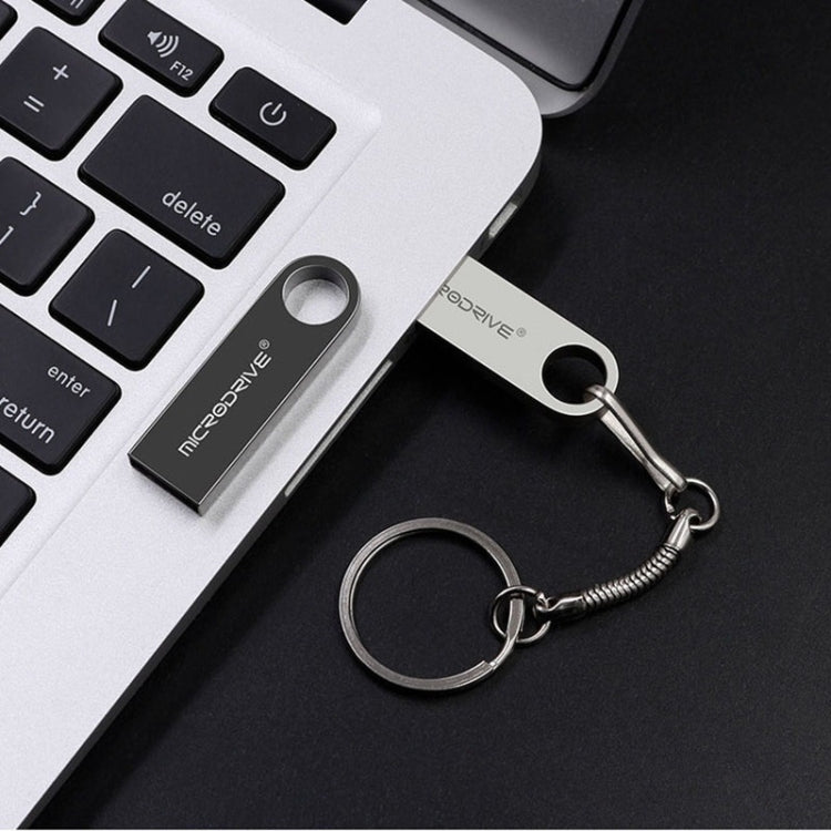 MicroDrive 32GB USB 2.0 Metal Waterproof High Speed U Disk(Pink) , 32GB
