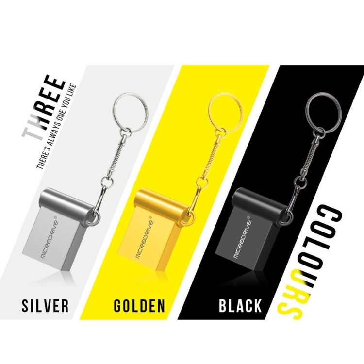 MicroDrive 8GB USB 2.0 Metal Mini USB Flash Drives U Disk, 8GB