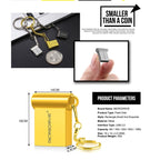 MicroDrive 16GB USB 2.0 Metal Mini USB Flash Drives U Disk, 16GB